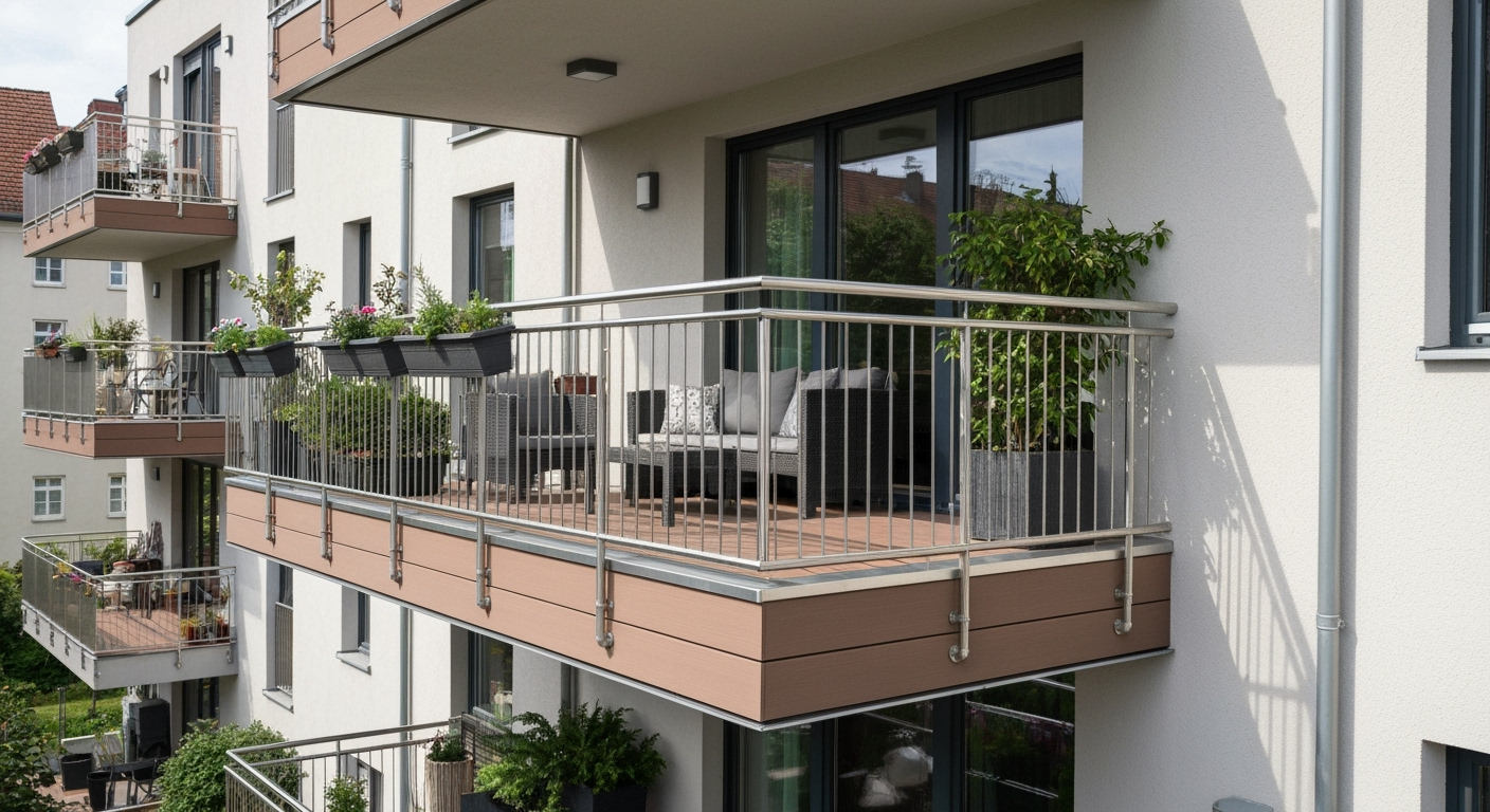 Balkon w bloku - jak go dobudować? Balkon przyczepny dobrrym rozwiązaniem